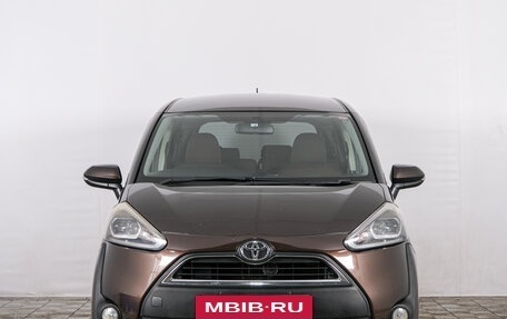 Toyota Sienta II, 2016 год, 1 379 000 рублей, 2 фотография