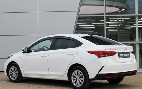 Hyundai Solaris II рестайлинг, 2021 год, 1 450 000 рублей, 2 фотография
