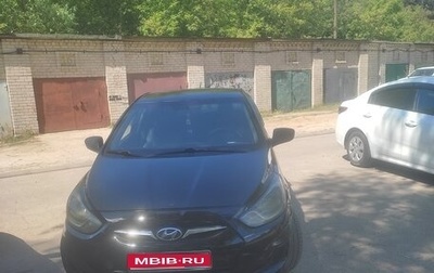 Hyundai Solaris II рестайлинг, 2011 год, 485 000 рублей, 1 фотография