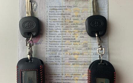 Toyota Highlander III, 2013 год, 2 450 000 рублей, 19 фотография