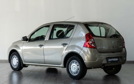Renault Sandero I, 2010 год, 799 000 рублей, 2 фотография