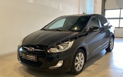 Hyundai Solaris II рестайлинг, 2011 год, 735 000 рублей, 1 фотография