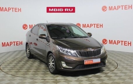 KIA Rio III рестайлинг, 2014 год, 849 000 рублей, 3 фотография