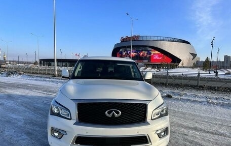 Infiniti QX80 I рестайлинг, 2017 год, 3 550 000 рублей, 21 фотография
