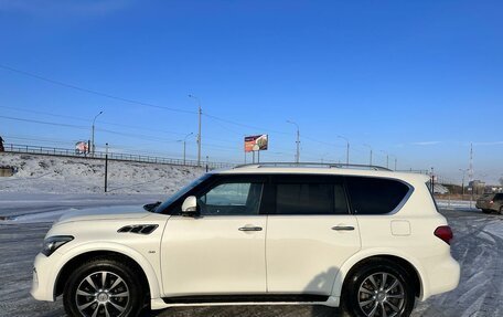Infiniti QX80 I рестайлинг, 2017 год, 3 550 000 рублей, 24 фотография