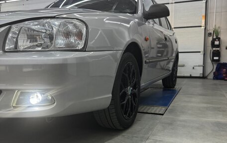 Hyundai Accent II, 2004 год, 600 000 рублей, 21 фотография