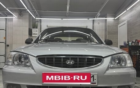 Hyundai Accent II, 2004 год, 600 000 рублей, 23 фотография