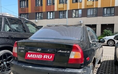 Hyundai Accent II, 2002 год, 390 000 рублей, 4 фотография