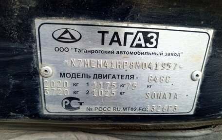 Hyundai Sonata IV рестайлинг, 2008 год, 395 000 рублей, 13 фотография