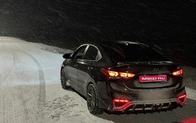 Hyundai Solaris II рестайлинг, 2017 год, 1 100 000 рублей, 1 фотография
