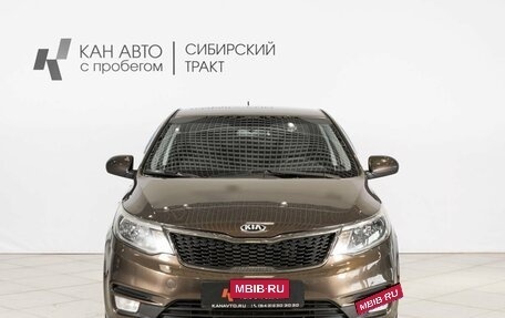 KIA Rio III рестайлинг, 2016 год, 992 000 рублей, 10 фотография