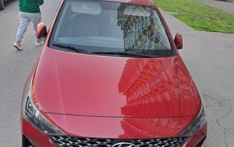 Hyundai Solaris II рестайлинг, 2021 год, 1 350 000 рублей, 3 фотография