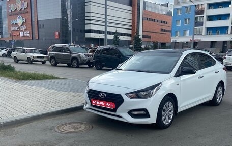 Hyundai Solaris II рестайлинг, 2017 год, 1 000 000 рублей, 1 фотография