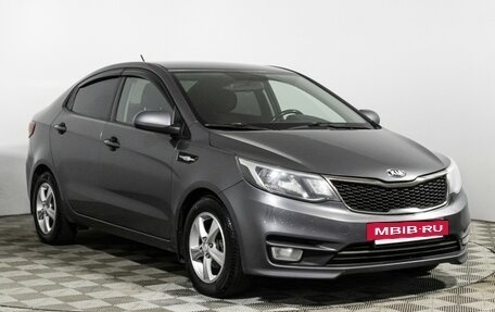 KIA Rio III рестайлинг, 2017 год, 949 585 рублей, 3 фотография