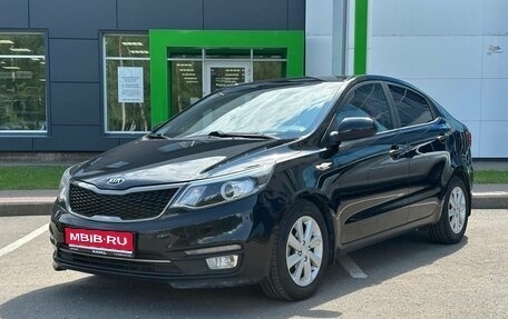 KIA Rio III рестайлинг, 2016 год, 1 380 000 рублей, 1 фотография