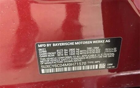 BMW X6, 2021 год, 6 058 134 рублей, 35 фотография