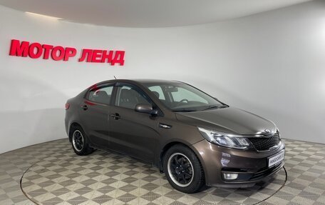 KIA Rio III рестайлинг, 2015 год, 929 000 рублей, 3 фотография