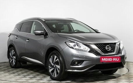 Nissan Murano, 2017 год, 1 969 898 рублей, 3 фотография