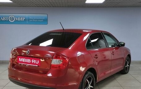Skoda Rapid I, 2014 год, 812 000 рублей, 5 фотография