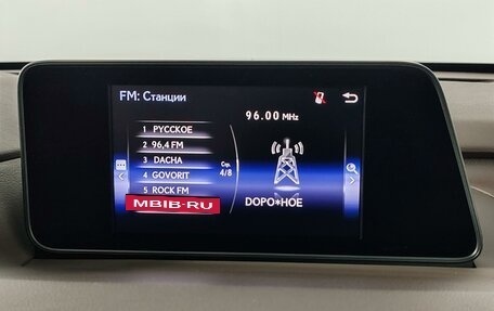 Lexus RX IV рестайлинг, 2016 год, 3 545 000 рублей, 15 фотография