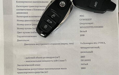 Volkswagen Touareg III, 2018 год, 3 172 000 рублей, 15 фотография