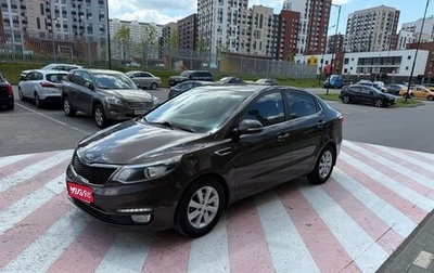 KIA Rio III рестайлинг, 2016 год, 860 000 рублей, 1 фотография