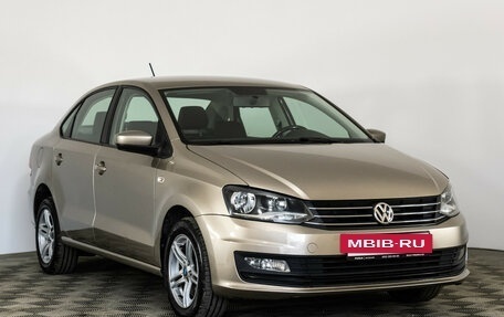 Volkswagen Polo VI (EU Market), 2016 год, 849 000 рублей, 3 фотография