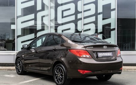 Hyundai Solaris II рестайлинг, 2015 год, 998 000 рублей, 2 фотография