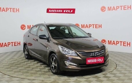 Hyundai Solaris II рестайлинг, 2015 год, 826 000 рублей, 3 фотография