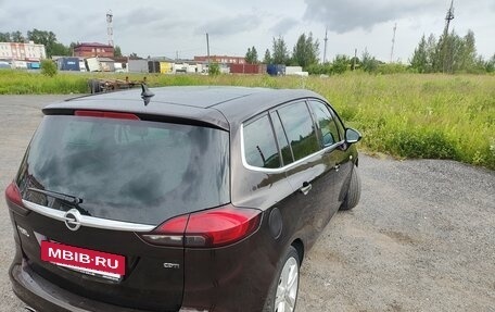 Opel Zafira C рестайлинг, 2012 год, 1 050 000 рублей, 3 фотография
