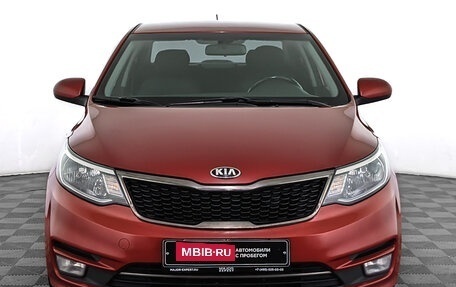 KIA Rio III рестайлинг, 2016 год, 970 000 рублей, 2 фотография