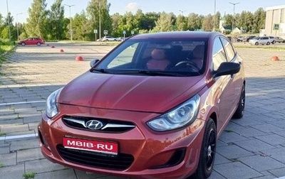 Hyundai Solaris II рестайлинг, 2012 год, 620 000 рублей, 1 фотография
