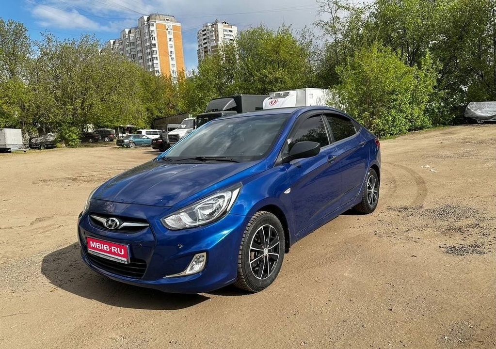Hyundai Solaris I, 2011 год, 860 000 рублей, 1 фотография