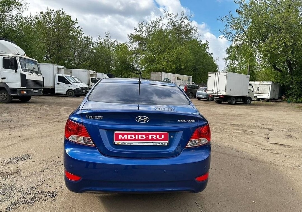 Hyundai Solaris I, 2011 год, 860 000 рублей, 8 фотография