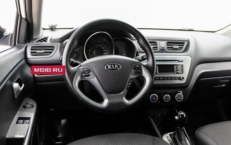 KIA Rio III рестайлинг, 2016 год, 1 068 000 рублей, 14 фотография