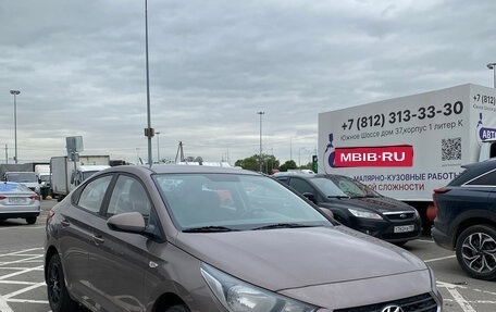 Hyundai Solaris II рестайлинг, 2017 год, 875 000 рублей, 3 фотография