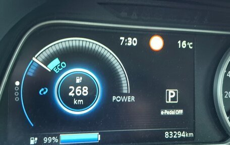 Nissan Leaf II, 2020 год, 2 490 000 рублей, 21 фотография