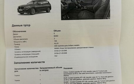 BMW X3, 2021 год, 4 800 000 рублей, 19 фотография