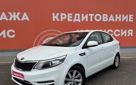 KIA Rio III рестайлинг, 2016 год, 1 100 000 рублей, 1 фотография