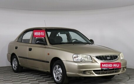 Hyundai Accent II, 2005 год, 377 000 рублей, 2 фотография