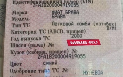 Fiat Brava, 2000 год, 99 999 рублей, 1 фотография