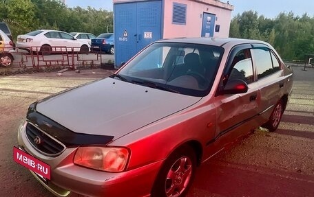 Hyundai Accent II, 2007 год, 145 000 рублей, 3 фотография