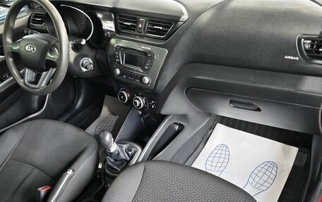 KIA Rio III рестайлинг, 2014 год, 890 000 рублей, 21 фотография