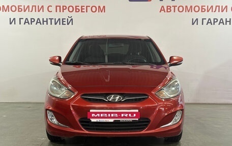 Hyundai Solaris II рестайлинг, 2011 год, 517 000 рублей, 2 фотография