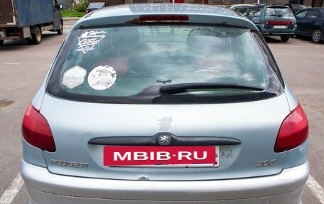 Peugeot 206, 2001 год, 100 000 рублей, 4 фотография
