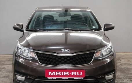 KIA Rio III рестайлинг, 2016 год, 1 015 000 рублей, 2 фотография