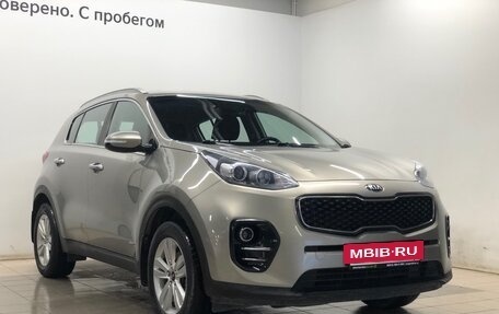 KIA Sportage IV рестайлинг, 2016 год, 1 389 000 рублей, 3 фотография