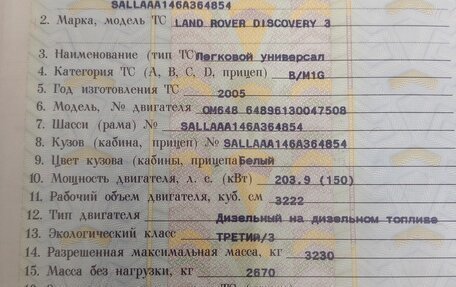 Land Rover Discovery III, 2005 год, 2 700 000 рублей, 11 фотография