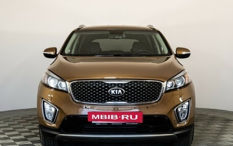 KIA Sorento III Prime рестайлинг, 2015 год, 2 247 000 рублей, 2 фотография