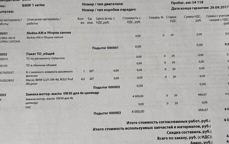 BMW 1 серия, 2015 год, 1 450 000 рублей, 15 фотография